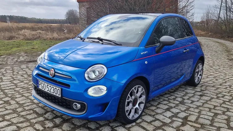 radomyśl wielki Fiat 500 cena 52000 przebieg: 14500, rok produkcji 2021 z Radomyśl Wielki